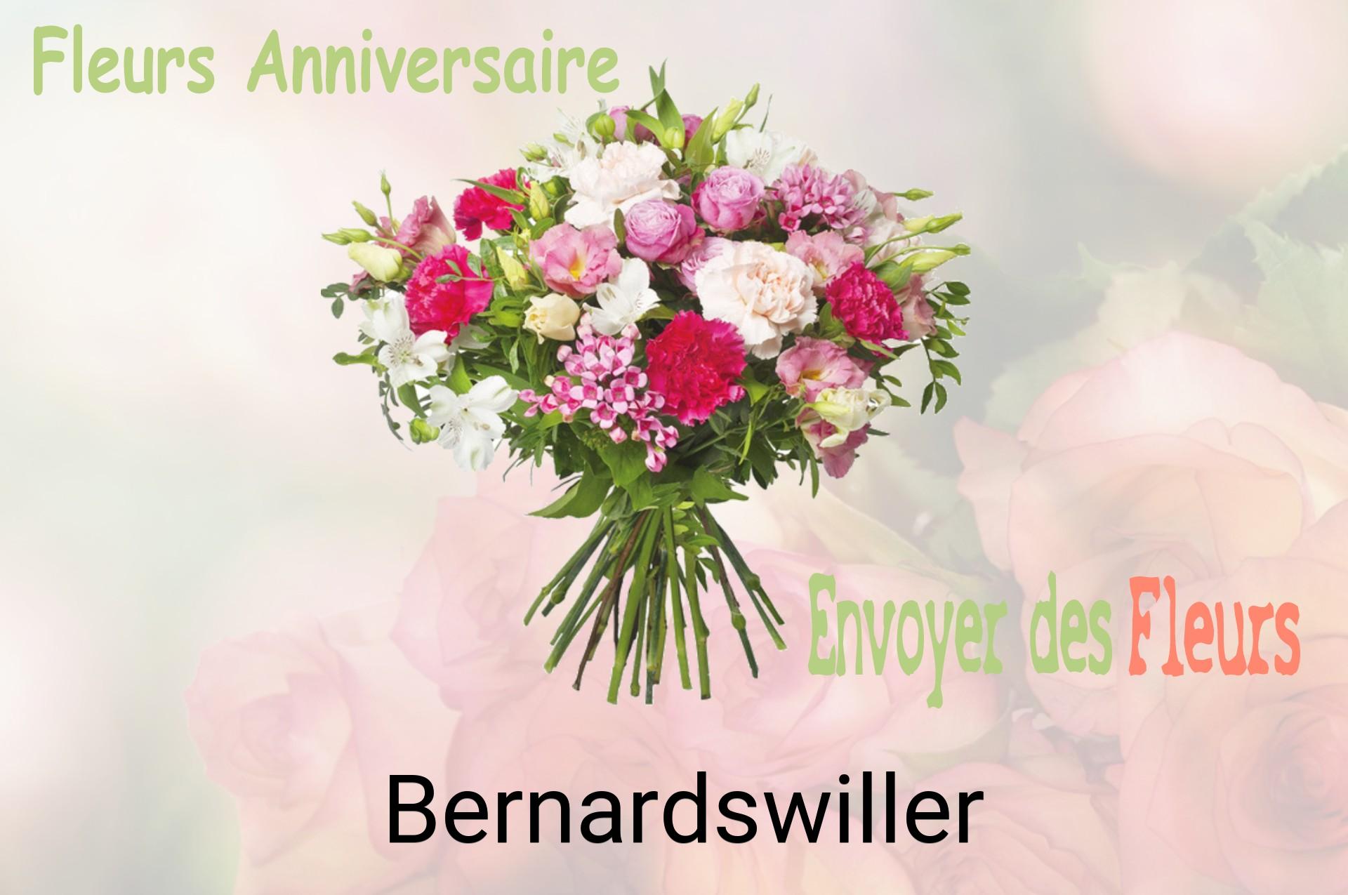 Bouquet de fleurs d’anniversaire livré à Bernardswiller
